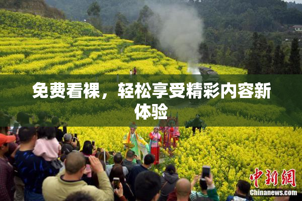 免费看裸，轻松享受精彩内容新体验