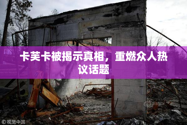 卡芙卡被揭示真相，重燃众人热议话题