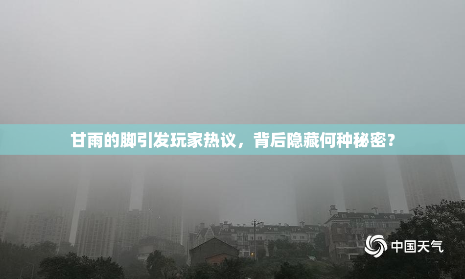 甘雨的脚引发玩家热议，背后隐藏何种秘密？