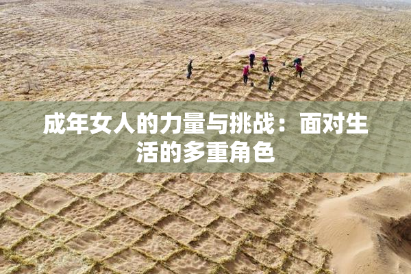 成年女人的力量与挑战：面对生活的多重角色