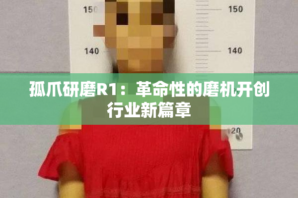 孤爪研磨R1：革命性的磨机开创行业新篇章