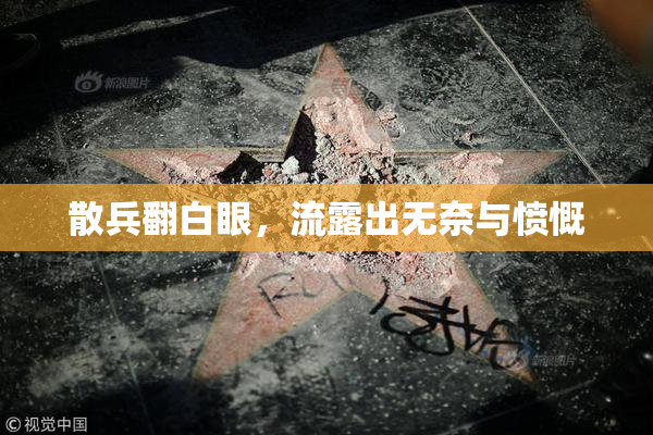 散兵翻白眼，流露出无奈与愤慨