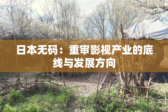 日本无码：重审影视产业的底线与发展方向