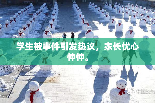 学生被事件引发热议，家长忧心忡忡。