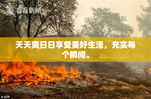 天天爽日日享受美好生活，充实每个瞬间。