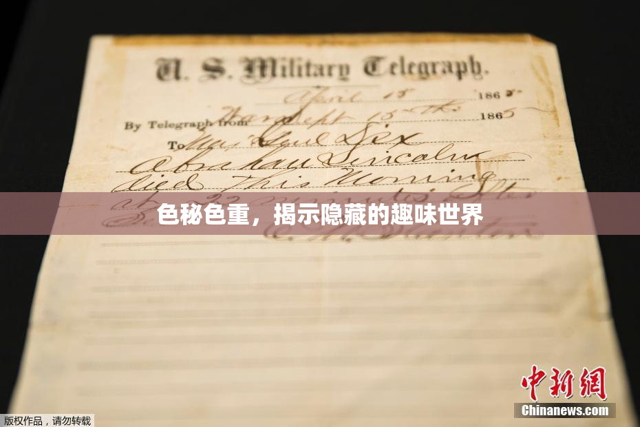 色秘色重，揭示隐藏的趣味世界