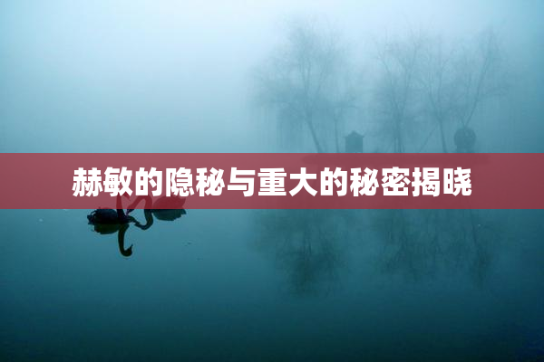赫敏的隐秘与重大的秘密揭晓