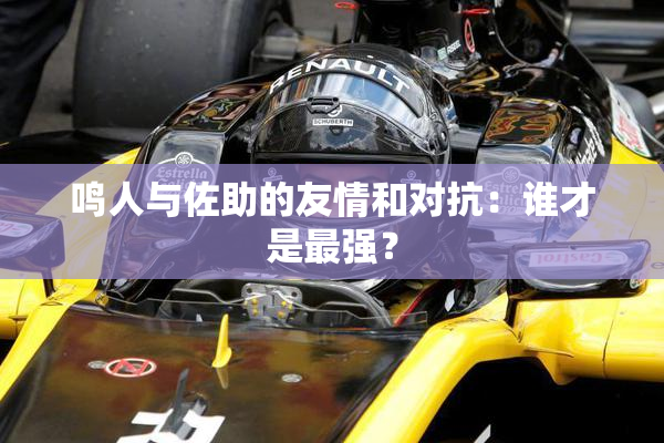 鸣人与佐助的友情和对抗：谁才是最强？