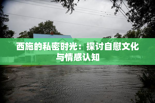 西施的私密时光：探讨自慰文化与情感认知