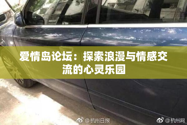 爱情岛论坛：探索浪漫与情感交流的心灵乐园