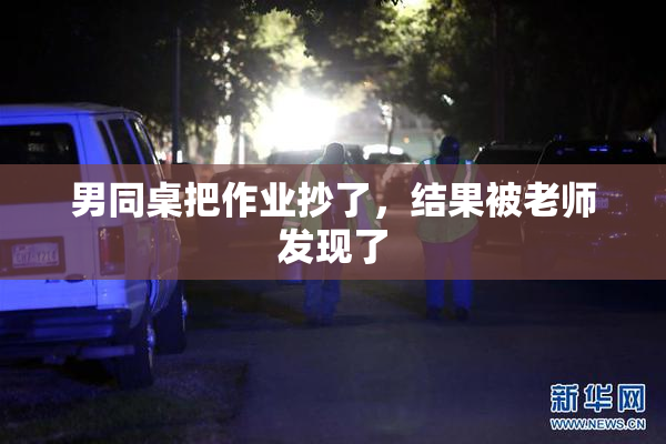 男同桌把作业抄了，结果被老师发现了