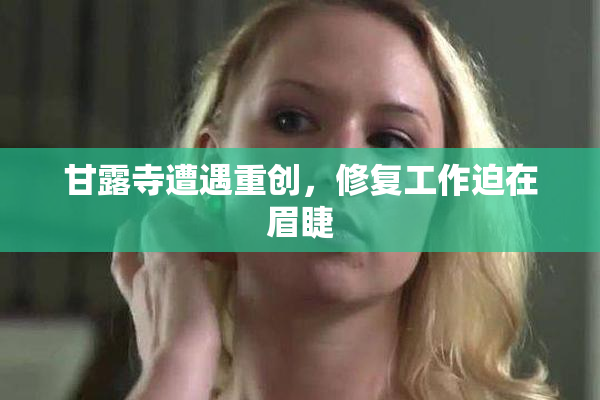 甘露寺遭遇重创，修复工作迫在眉睫