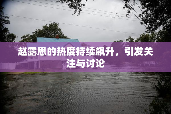 赵露思的热度持续飙升，引发关注与讨论