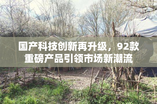 国产科技创新再升级，92款重磅产品引领市场新潮流