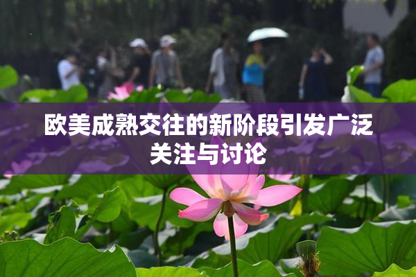 欧美成熟交往的新阶段引发广泛关注与讨论