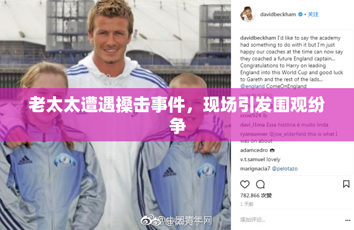 老太太遭遇搡击事件，现场引发围观纷争