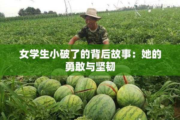女学生小破了的背后故事：她的勇敢与坚韧