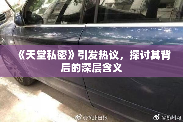 《天堂私密》引发热议，探讨其背后的深层含义