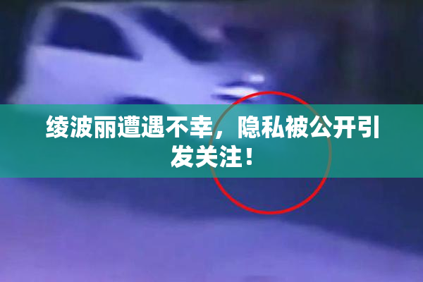 绫波丽遭遇不幸，隐私被公开引发关注！