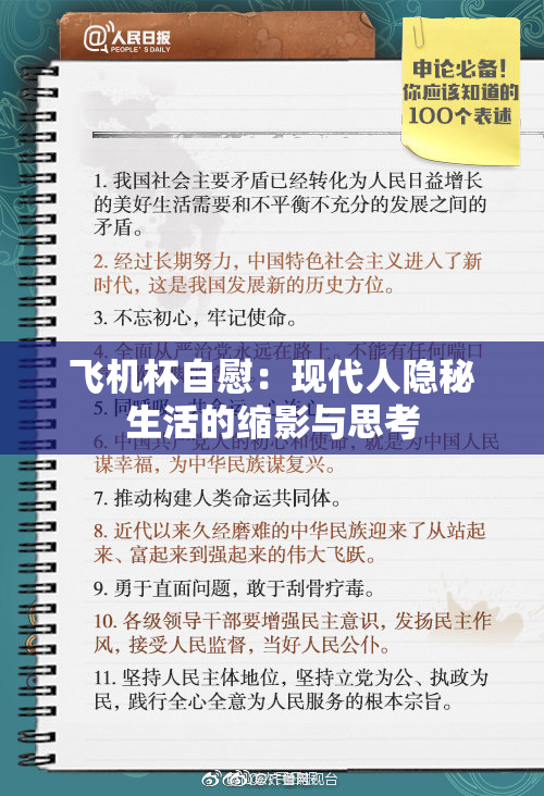 飞机杯自慰：现代人隐秘生活的缩影与思考