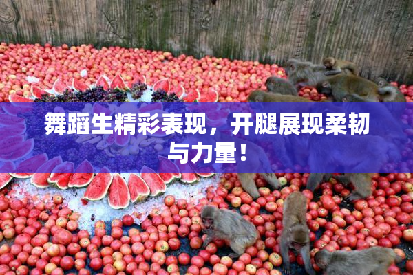 舞蹈生精彩表现，开腿展现柔韧与力量！
