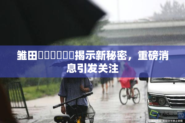雏田❌‌❌‌❌‌揭示新秘密，重磅消息引发关注