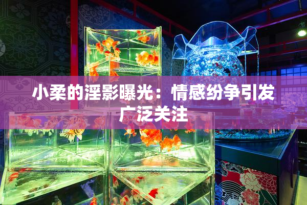 小柔的淫影曝光：情感纷争引发广泛关注