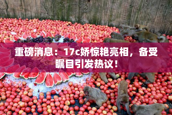 重磅消息：17c娇惊艳亮相，备受瞩目引发热议！