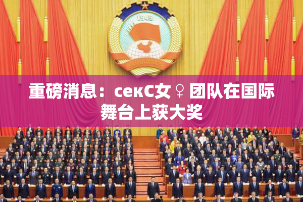重磅消息：секС女♀团队在国际舞台上获大奖