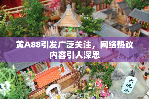 黄A88引发广泛关注，网络热议内容引人深思