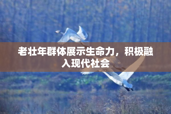 老壮年群体展示生命力，积极融入现代社会