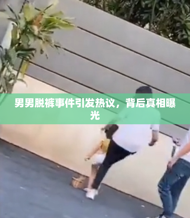 男男脱裤事件引发热议，背后真相曝光