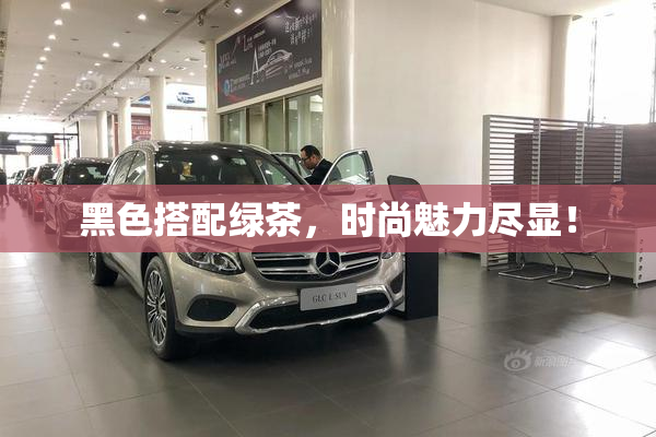 黑色搭配绿茶，时尚魅力尽显！