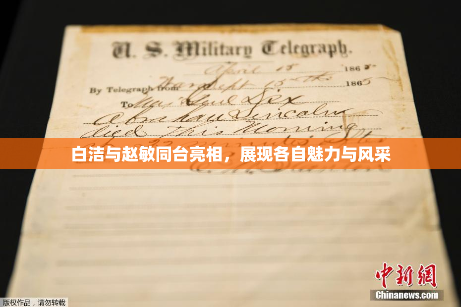 白洁与赵敏同台亮相，展现各自魅力与风采