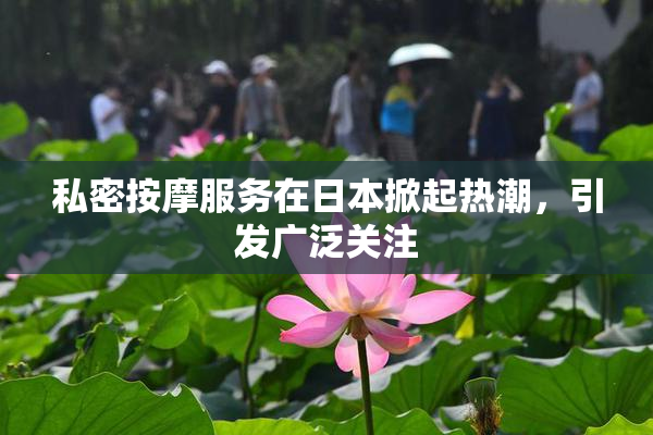 私密按摩服务在日本掀起热潮，引发广泛关注