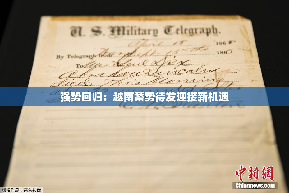 强势回归：越南蓄势待发迎接新机遇