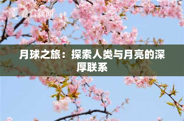 月球之旅：探索人类与月亮的深厚联系