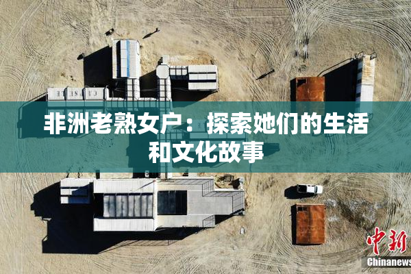 非洲老熟女户：探索她们的生活和文化故事
