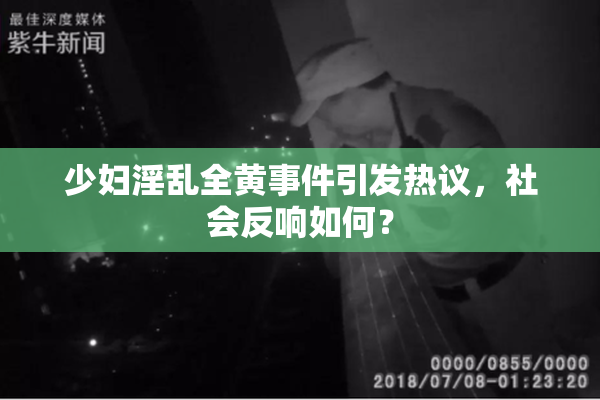 少妇淫乱全黄事件引发热议，社会反响如何？