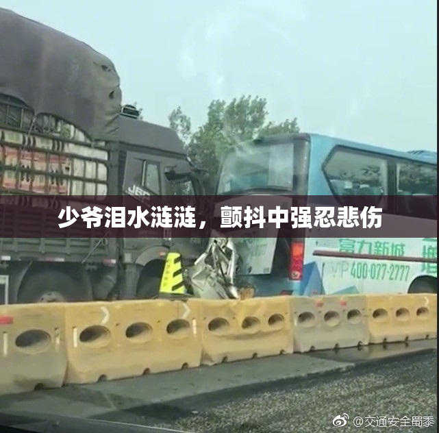 少爷泪水涟涟，颤抖中强忍悲伤