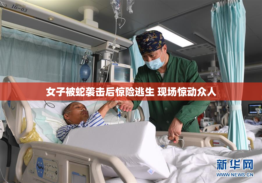 女子被蛇袭击后惊险逃生 现场惊动众人