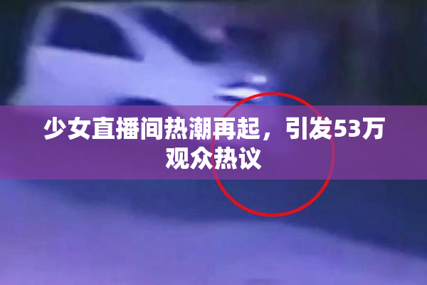 少女直播间热潮再起，引发53万观众热议