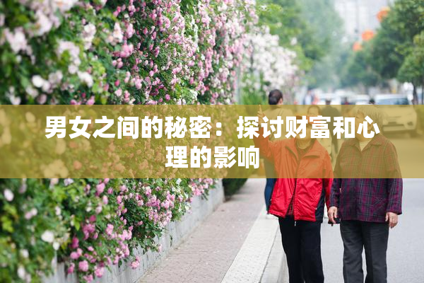 男女之间的秘密：探讨财富和心理的影响