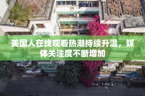 美国人在线观看热潮持续升温，媒体关注度不断增加