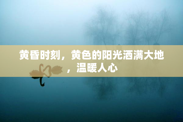 黄昏时刻，黄色的阳光洒满大地，温暖人心