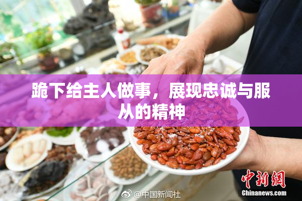 跪下给主人做事，展现忠诚与服从的精神