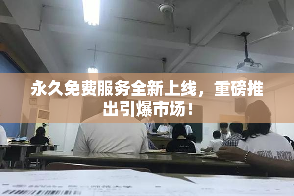 永久免费服务全新上线，重磅推出引爆市场！