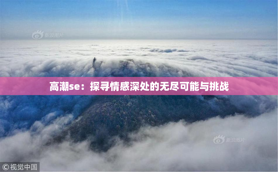 高潮se：探寻情感深处的无尽可能与挑战