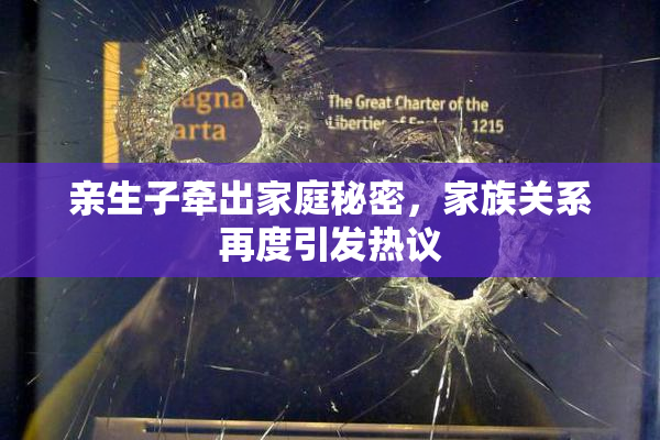 亲生子牵出家庭秘密，家族关系再度引发热议