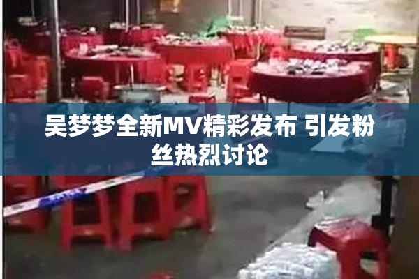 吴梦梦全新MV精彩发布 引发粉丝热烈讨论